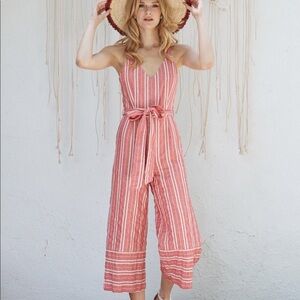 COPY - Pink stripe jumpsuit